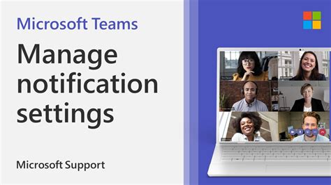 manage notifications in teams